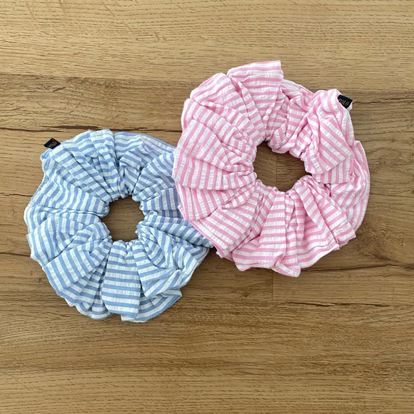 Polo Ralph Lauren stripe scrunchies - Picture 1 of 5